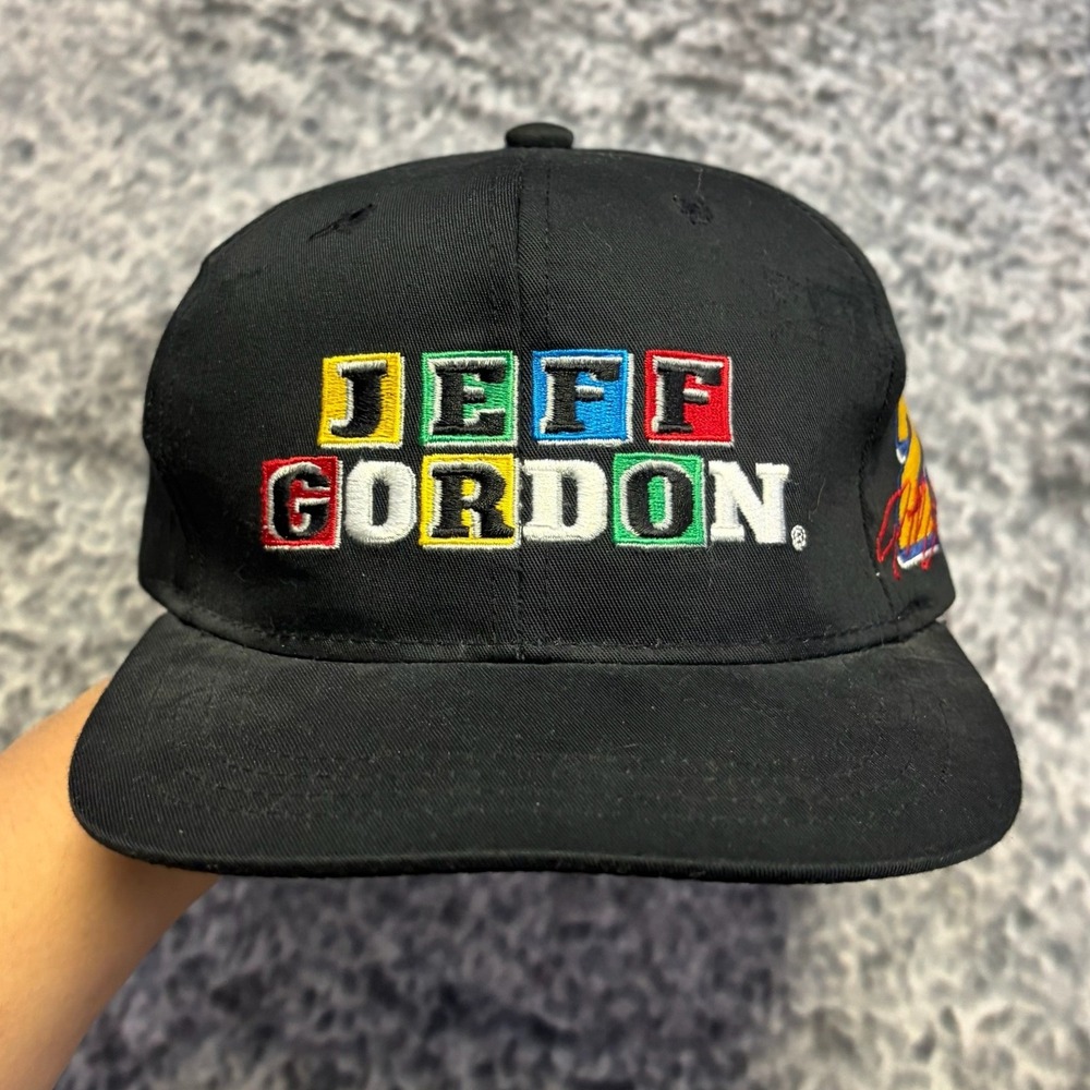 VTG Jeff Gordon Hat Snap Back Dupont Racing Competitors View NASCAR 90s
